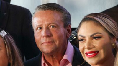 Alfredo Adame presenta a su novia, Magaly Chávez, 27 años menor, y la llama “niña boba”