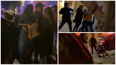 Policías golpean a mujeres en San Miguel de Allende