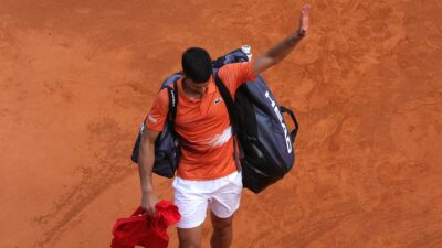 Novak Djokovic es eliminado en su debut en Montecarlo, con este punto quedó fuera