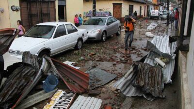 Tornado en Perote, Veracruz, deja daños en al menos 25 casas