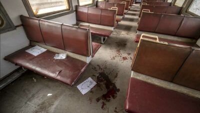 Estación de trenes en Ucrania: un día después del bombardeo en imágenes