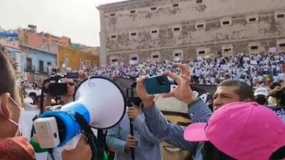 Por caso Ángel Yael, en Guanajuato, estudiantes realizan manifestación