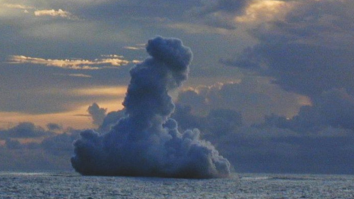 NASA Kavashi underwater volcano