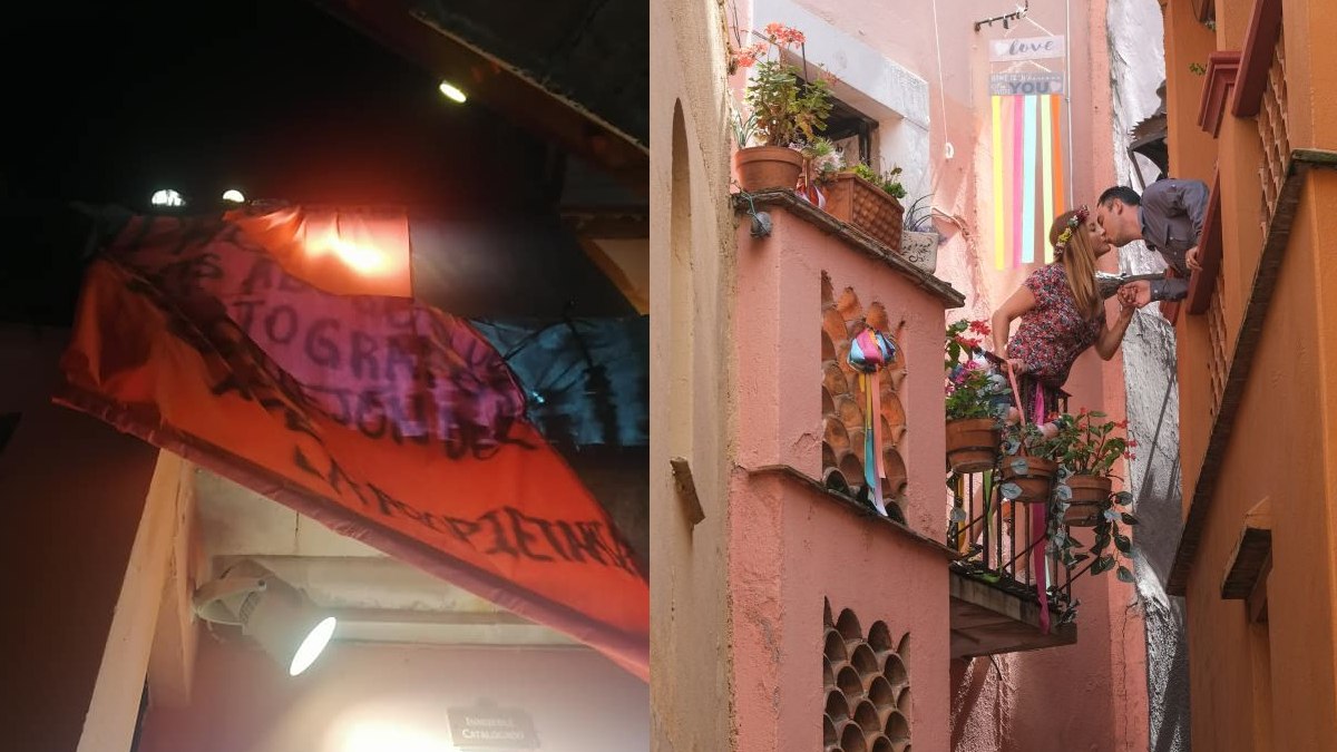 Callejón del Beso en Guanajuato: cierran balcón de Ana por primera vez en 27 años