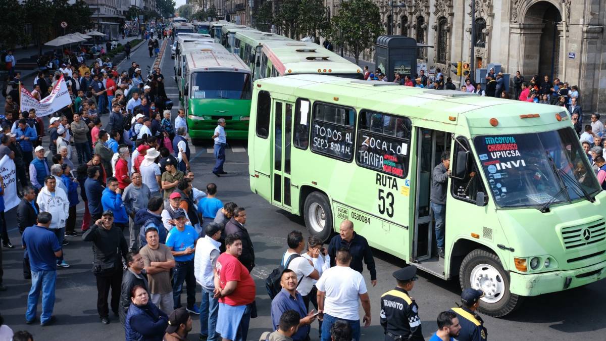 En CDMX transportistas amagan con bloqueo el 2 de junio; quieren aumento a la tarifa