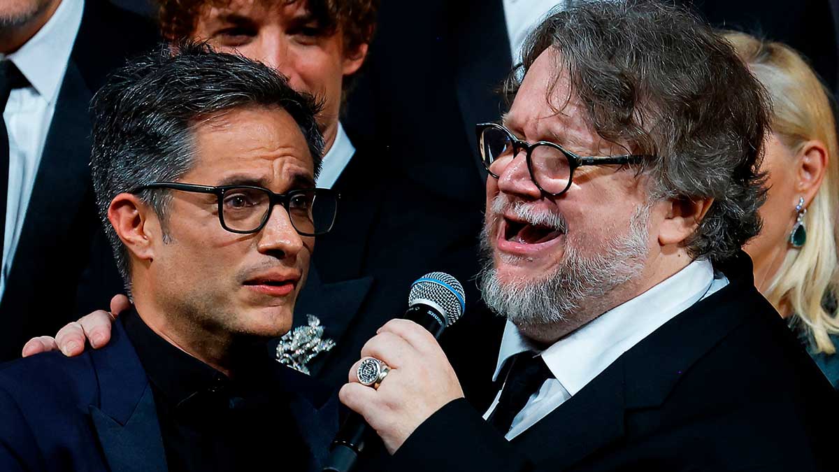 Guillermo del Toro y Gael García Bernal Cannes