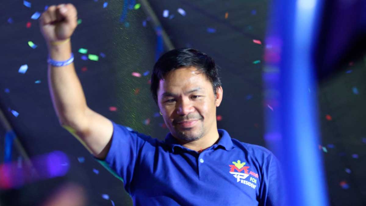 Manny Pacquiao perdió las elecciones presidenciales en Filipinas; él lo reconoce