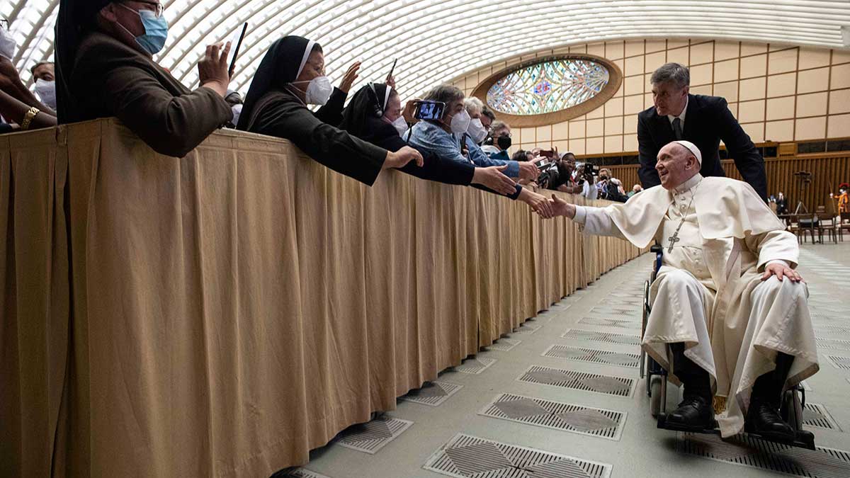 Pope Francisco.  Photo: Agence France-Presse