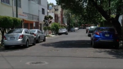 Robo de autopartes en Azcapotzalco.