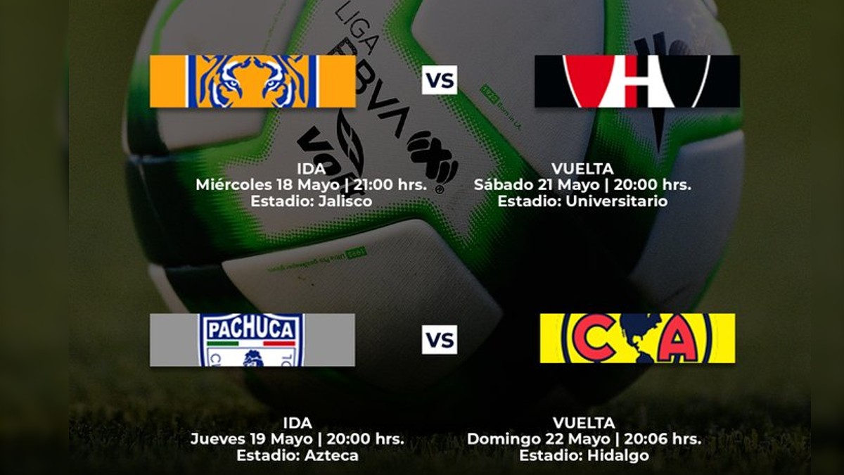 Semifinales Liga Mx Horarios Y Fechas