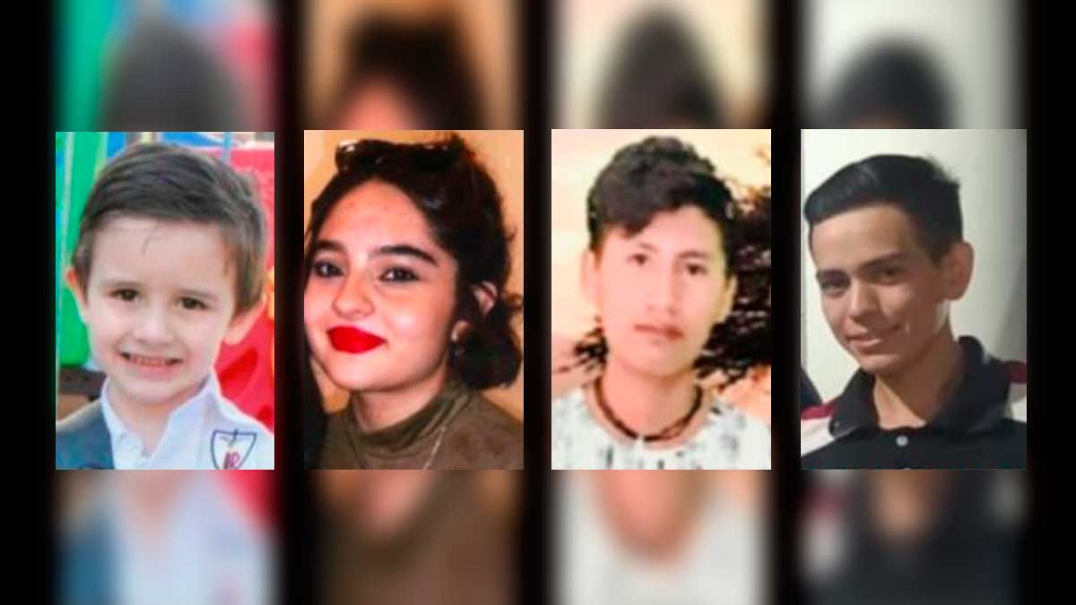 En Sinaloa activan Alerta Amber por 4 menores desaparecidos