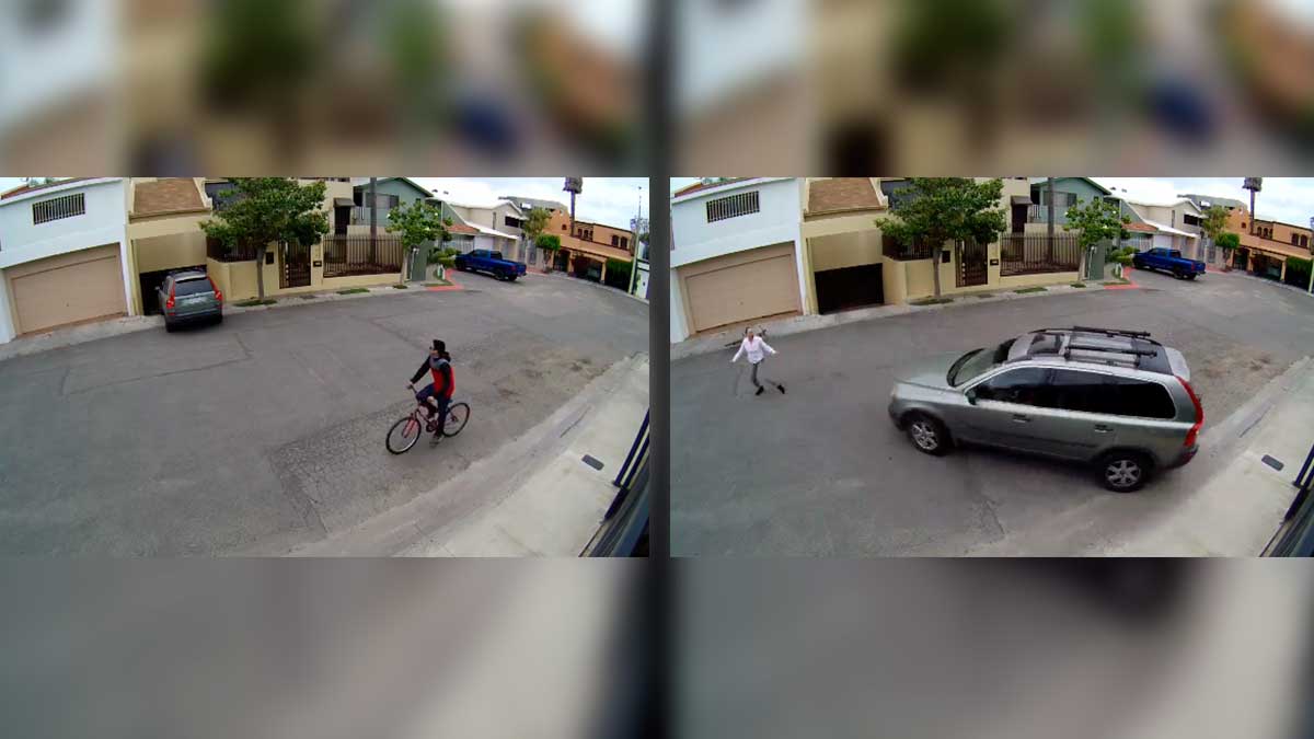 En Tijuana, camioneta es robada a mujer por un ladrón en bicicleta; ve video
