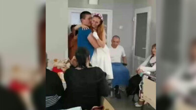 Enfermera de Ucrania pierde las piernas al salvar a su marido