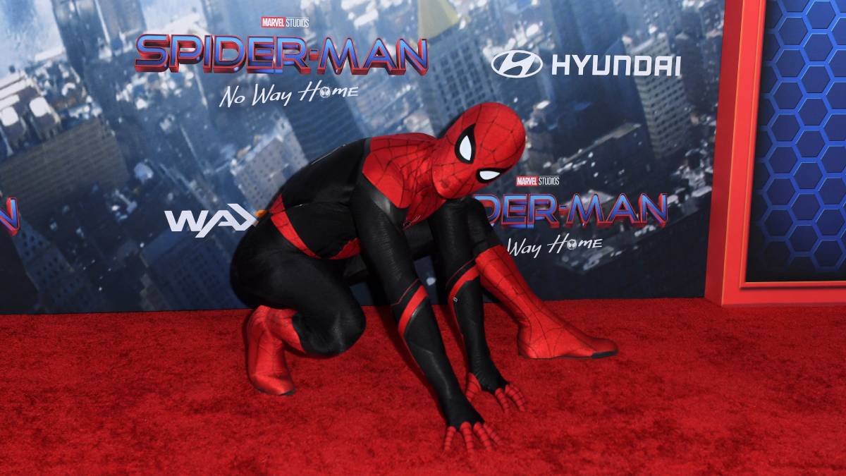 Chico disfrazado de Spider-man pide matrimonio a su novia en Bellas Artes