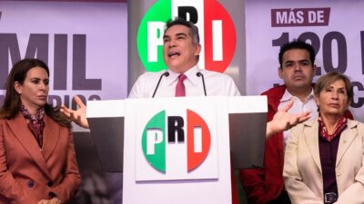 Alejandro “Alito” Moreno, líder del PRI, anuncia iniciativa para portar armas de mayor calibre para defenderse