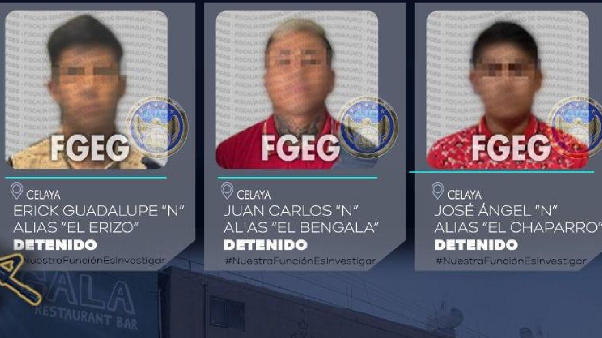 Caen 3 por ataque a bar y hotel que dejó 12 muertos en Celaya, Guanajuato