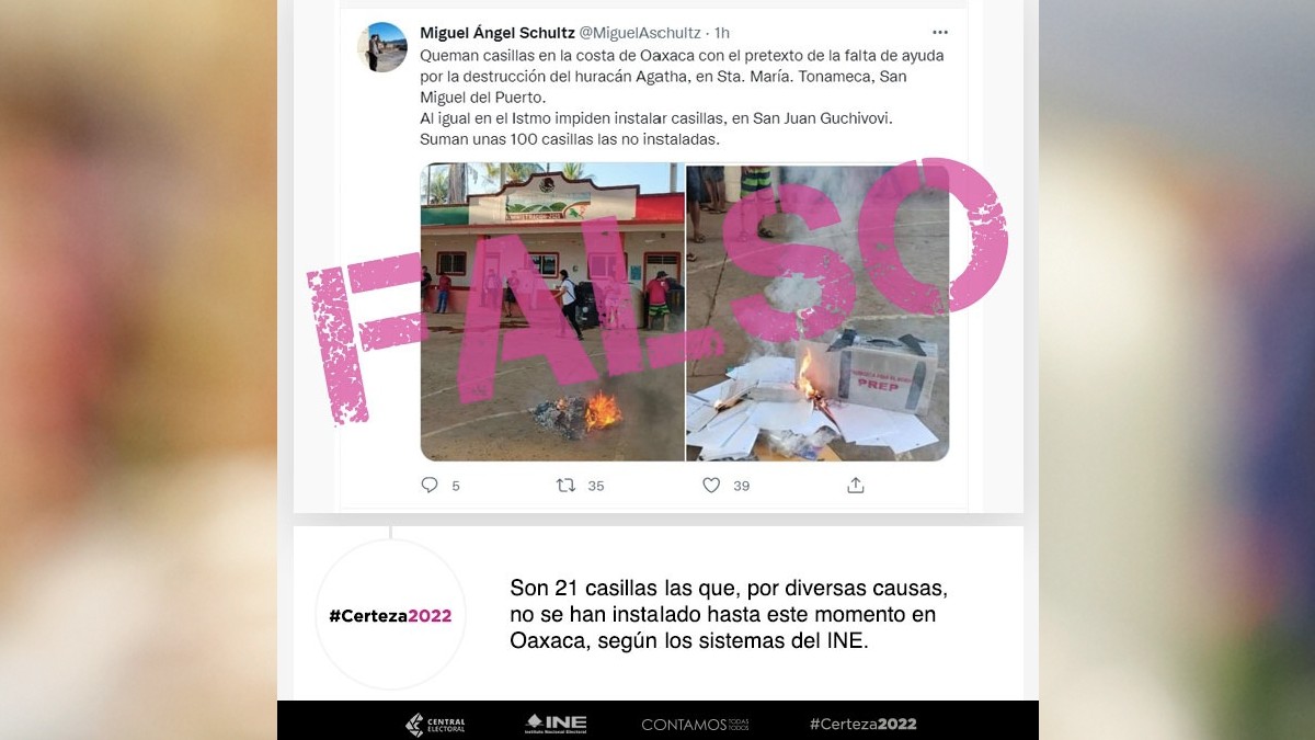 No se instalaron 21 casillas para votar en Oaxaca, según el INE