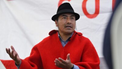 En Ecuador detienen a Leonidas Iza, líder encabeza protestas contra el Gobierno
