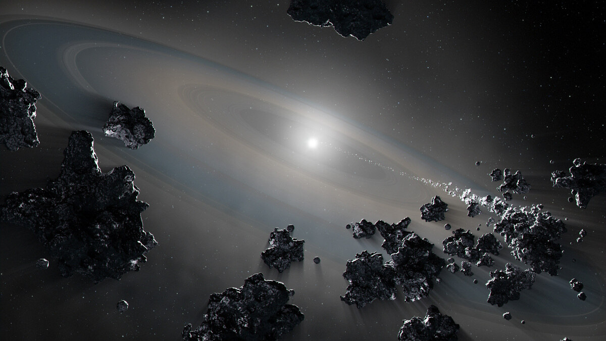 Estrella muerta canibaliza su sistema planetario a una escala sin precedentes