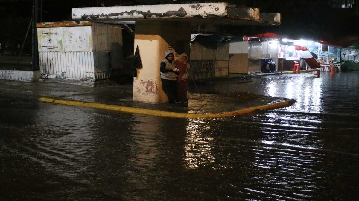 Lluvias fuertes dejan afectaciones en CDMX, Chiapas y Oaxaca