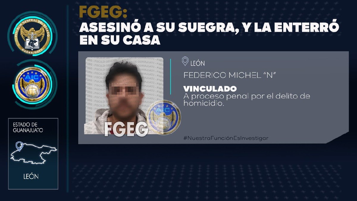 Guanajuato: Sujeto mata a golpes a su suegra y la enterró en la sala