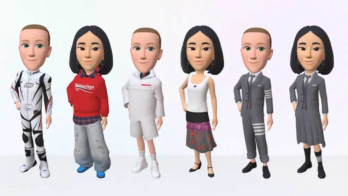 ¡Desde Prada hasta Balenciaga! Meta lanza tienda de ropa digital para avatares
