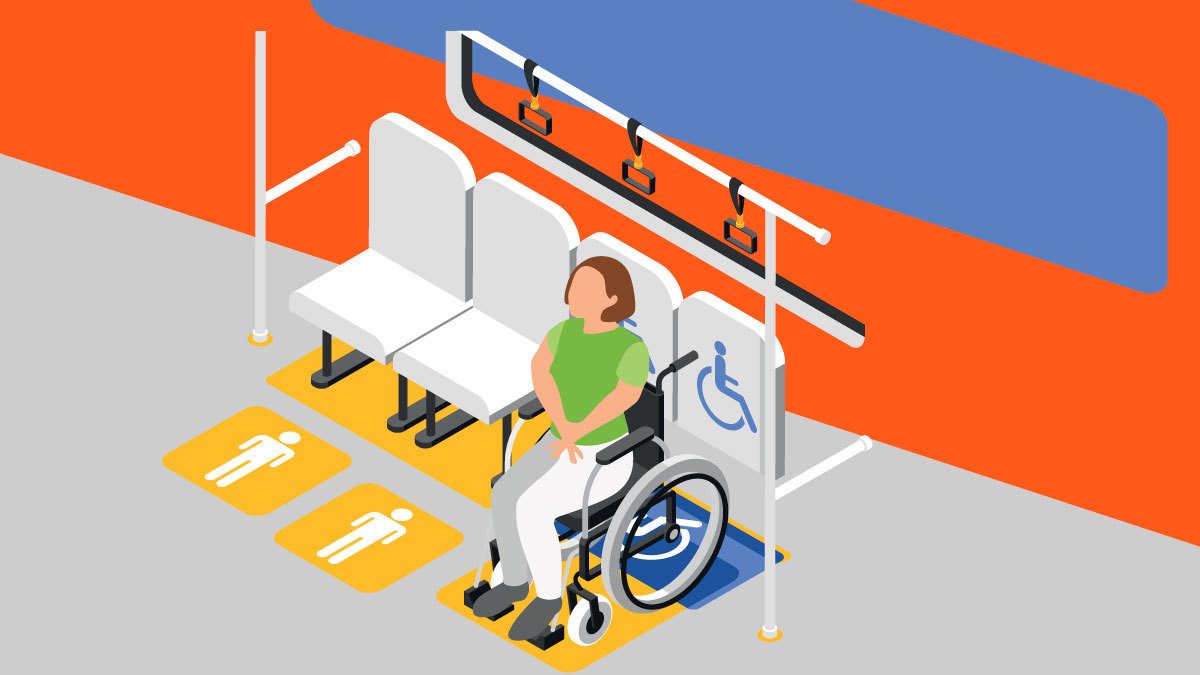 Mujer, si viajas en Metro y tienes alguna discapacidad, puedes llevar a un acompañante en vagones exclusivos