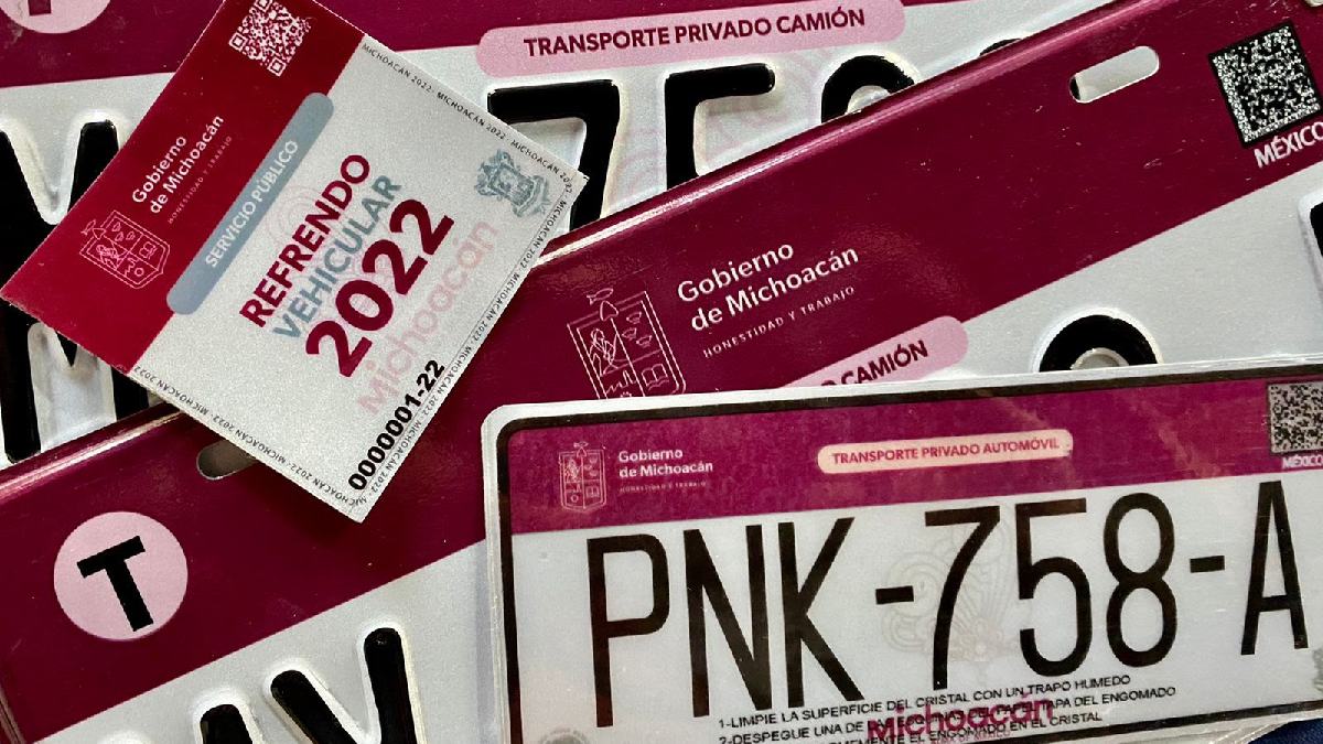 Michoacán: Agendarán cita en línea para canje de placas, anuncia SFA