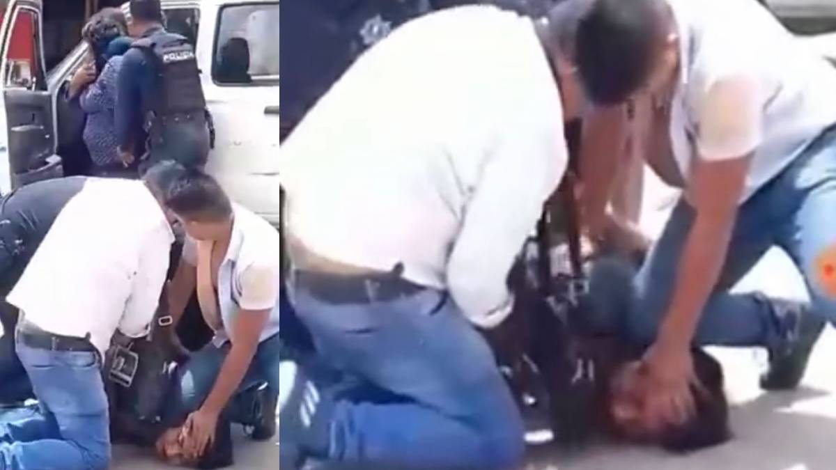 ¡Él no era! Policías someten y detienen a joven en Tepeji, Hidalgo,  pero se equivocan de persona