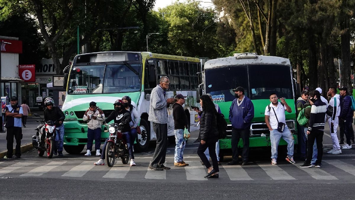 “No estamos conformes”: transportistas rechazan aumento de 1 peso en CDMX