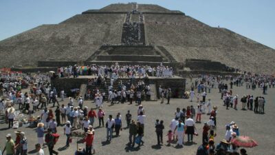 pirámide más alta de México en Teotihuacán