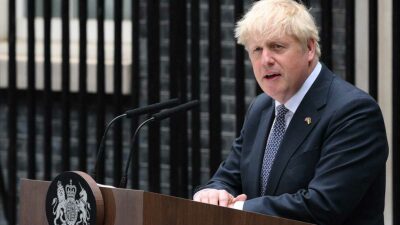 La renuncia de Boris Johnson llega después de algunos escándalos durante su mandato. Foto: AFP