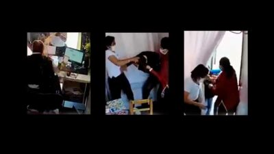 En Tlaxcala, presidenta de DIF agrede a empleada; captan video del momento