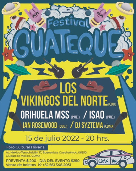 Festival Guateque Hilvana Cdmx Vikingos Del Norte