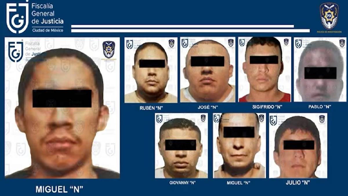 Fiscalía de CDMX logra sentencia contra 8 exintegrantes del Cártel de Tláhuac, entre ellos el hijo del “Ojos”