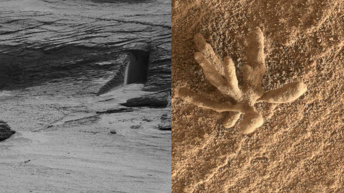 Fotos de Marte tomadas por el Rover Curiosity después de la puerta alienígena