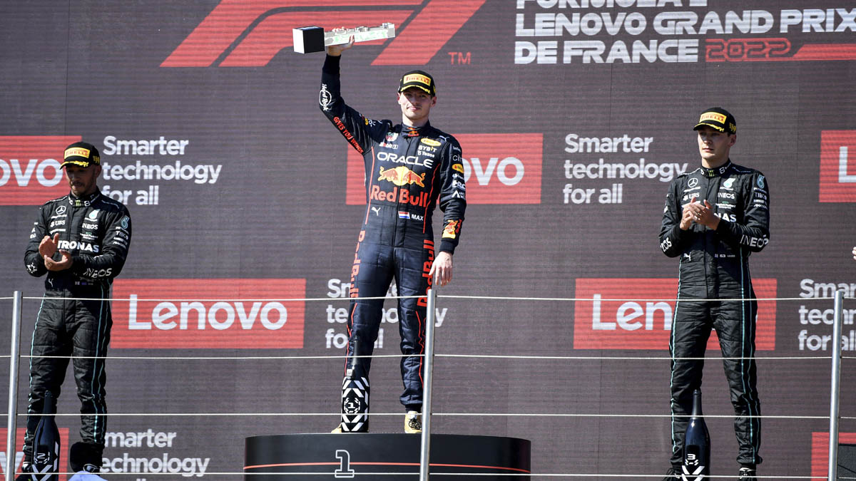 Verstappen gana el GP de Francia y refuerza su liderato, "Checo" termina en cuarto