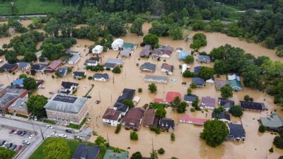 inundaciones por lluvias en Kentucky