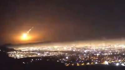 Captan en video espectacular estrella fugaz o meteorito sobre Chile y Argentina, iluminó el cielo