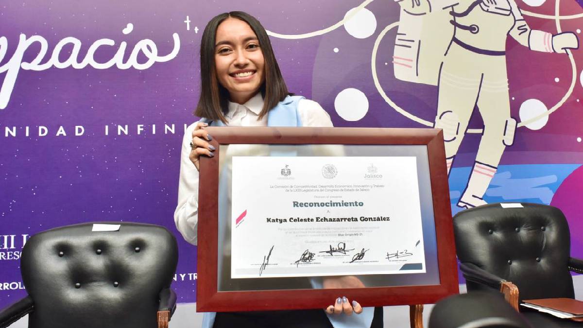 Katya Echazarreta la primera mexicana que viajó al espacio, es reconocida por el Congreso de Jalisco
