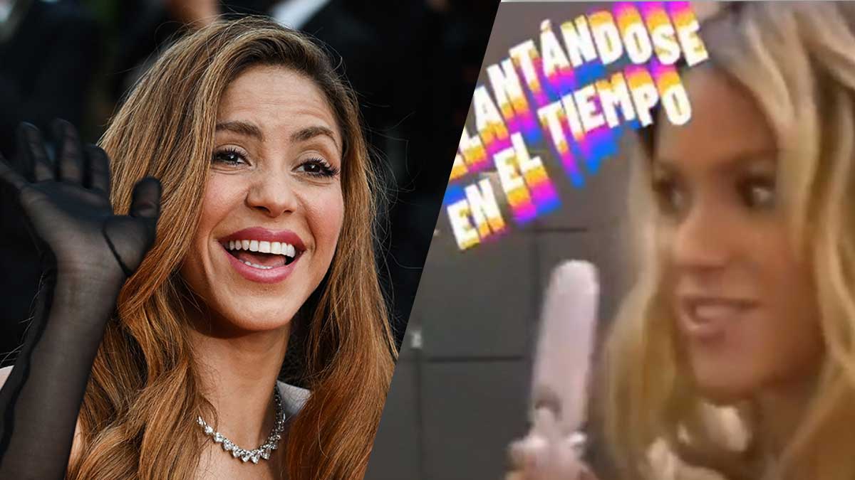 Video: así fue la reacción de Shakira cuando conoció un celular con cámara… ¡hace 20 años!