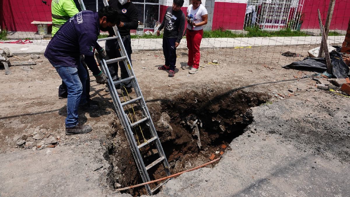 CDMX: reportan socavón en alcaldía Miguel Hidalgo y resulta ser una mina
