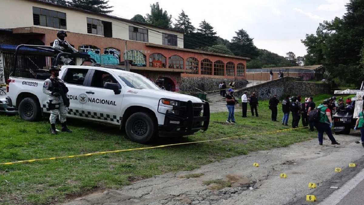 Videos e imágenes de la balacera en la carretera México- Cuernavaca, en Topilejo, Tlalpan, CDMX