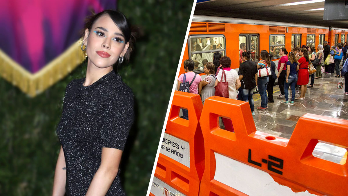 Danna Paola revela que nunca se había subido al Metro de CDMX; fans la critican