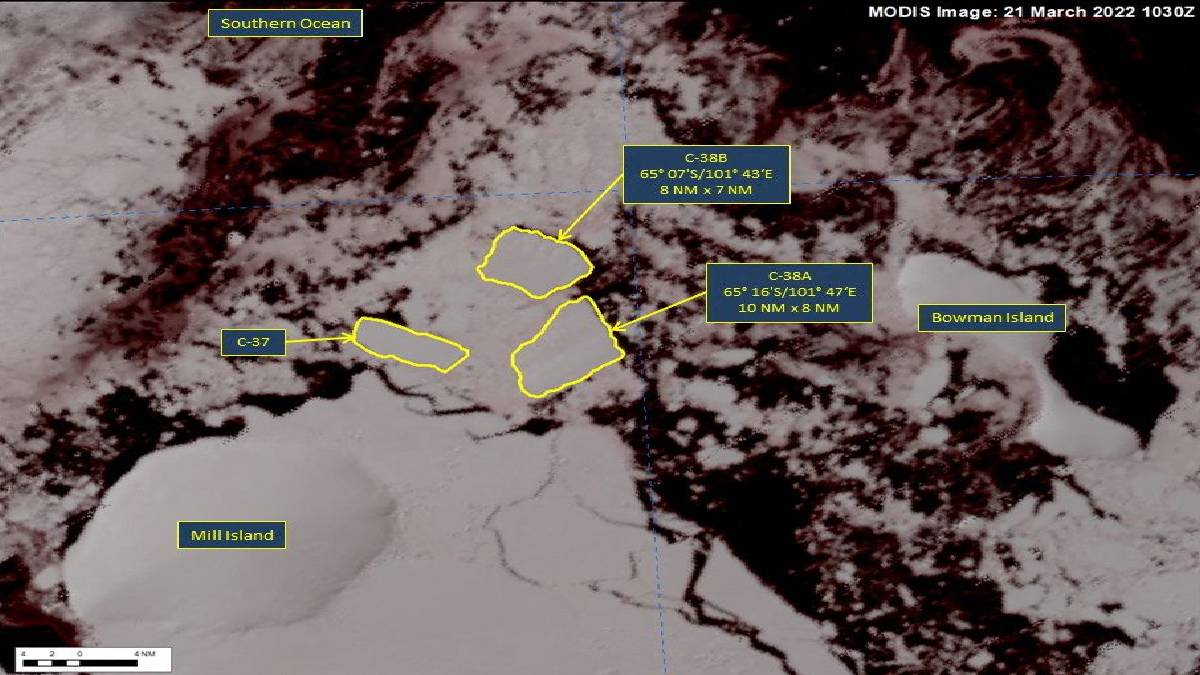 Imágenes satelitales de la Antártida demuestran que se desmorona más rápido de los que se pensaba