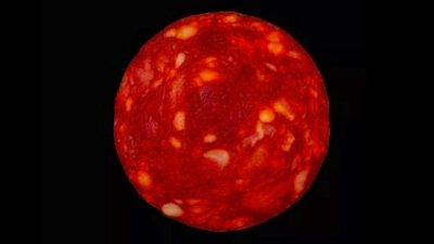 El físico Etienne Klein publicó una foto de una rodaja de chorizo y afirmó que se trataba de una imagen de la estrella Próxima Centauri