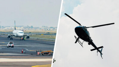 Son rentados: AICM se deslinda de robo de helicóptero en hangar del aeropuerto
