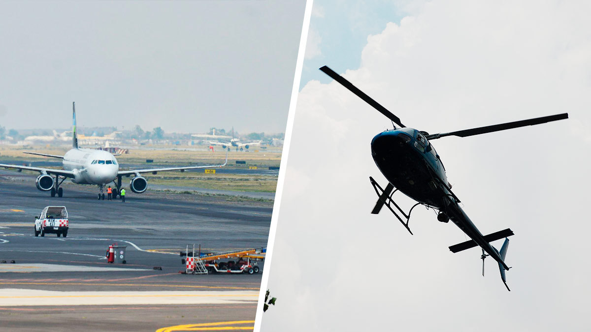 Son rentados: AICM se deslinda de robo de helicóptero en hangar del aeropuerto