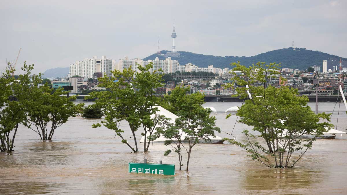 VIDEOS: Impactantes inundaciones en Corea del Sur dejan al menos nueve muertos