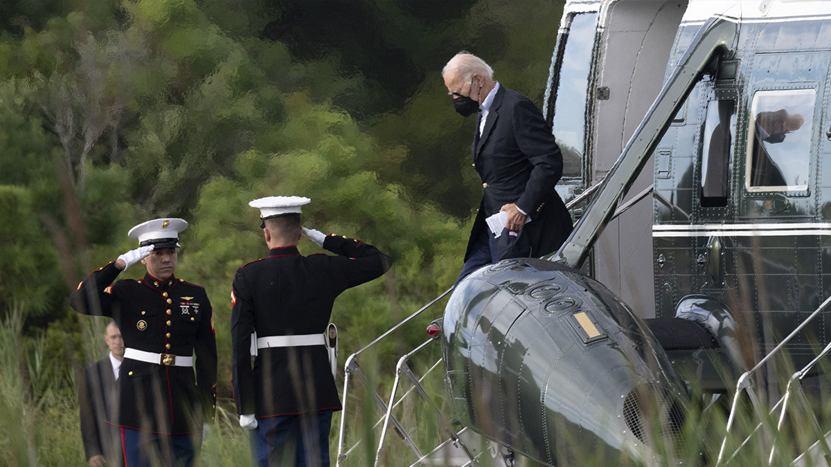 Joe Biden pone fin al aislamiento por COVID; viaja a Delaware